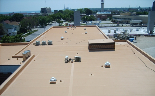 Single Ply Membrane Flat Roofing